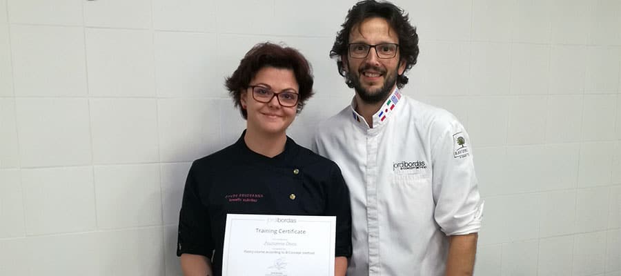 The pastry chef of Laurel Budapest visited Jordi Bordas’s masterclass